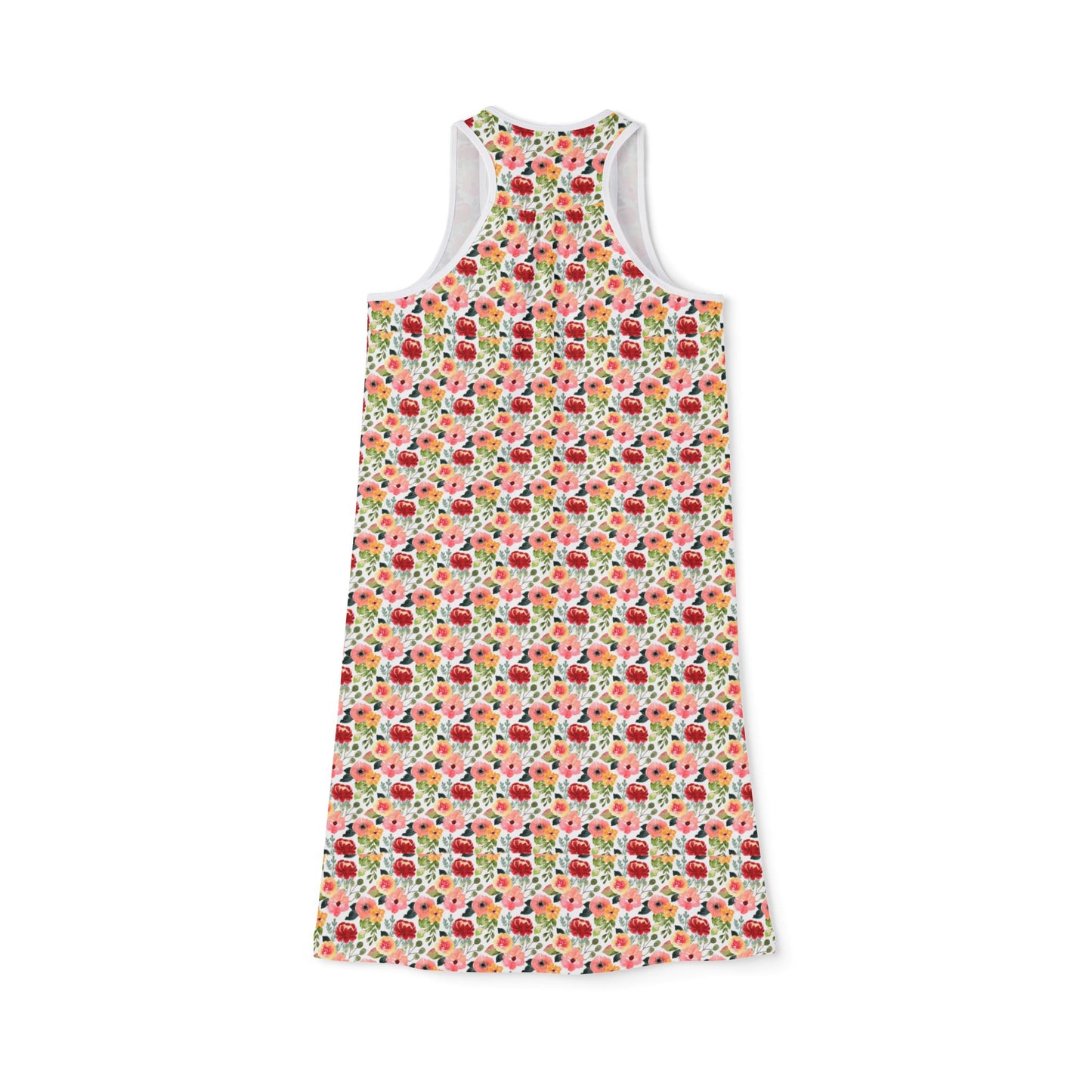 Floral Women's Racerback Dress - Perfect for Summer & Casual Outings