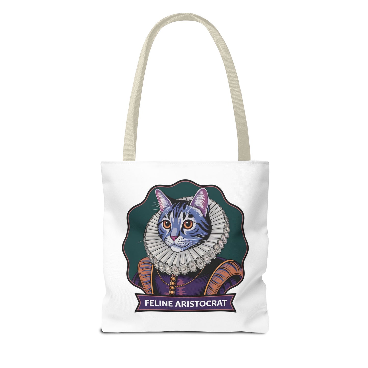 Feline Aristocrat Tote Bag – Stylish Cat Lover's Accessory