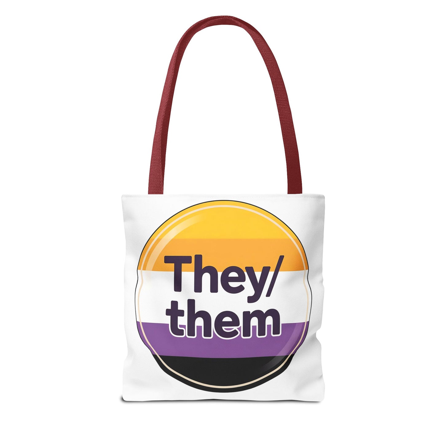 They/Them Pride Tote Bag - Inclusive Statement Accessory