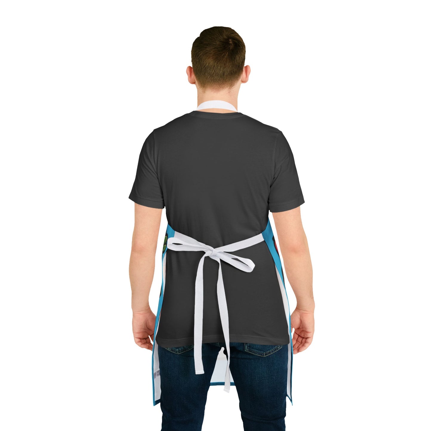 Playful Chef Apron with Colorful Straps | Fun Cooking Gift for Foodies, Home Cooks, Birthdays, Housewarming, Holidays