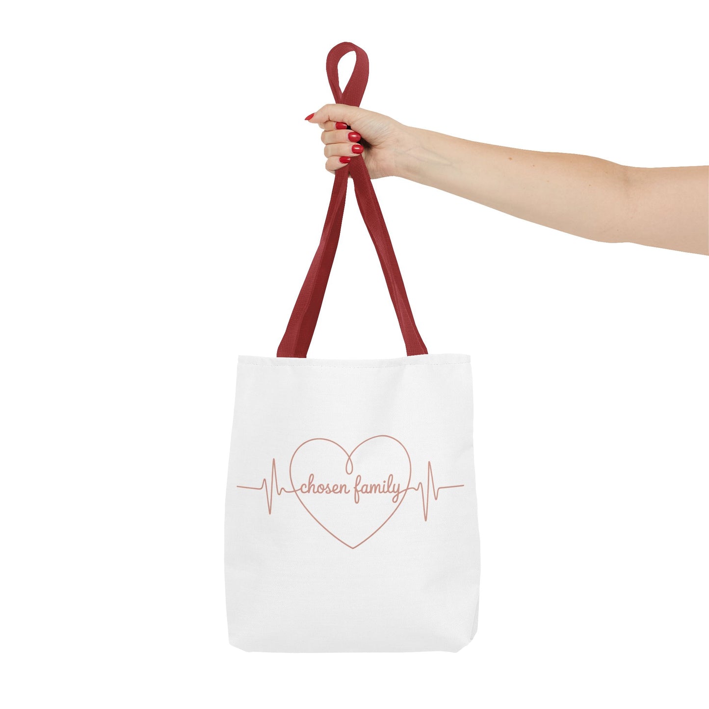 Heartbeat 'Chosen Family' Tote Bag - Perfect Gift for Loved Ones