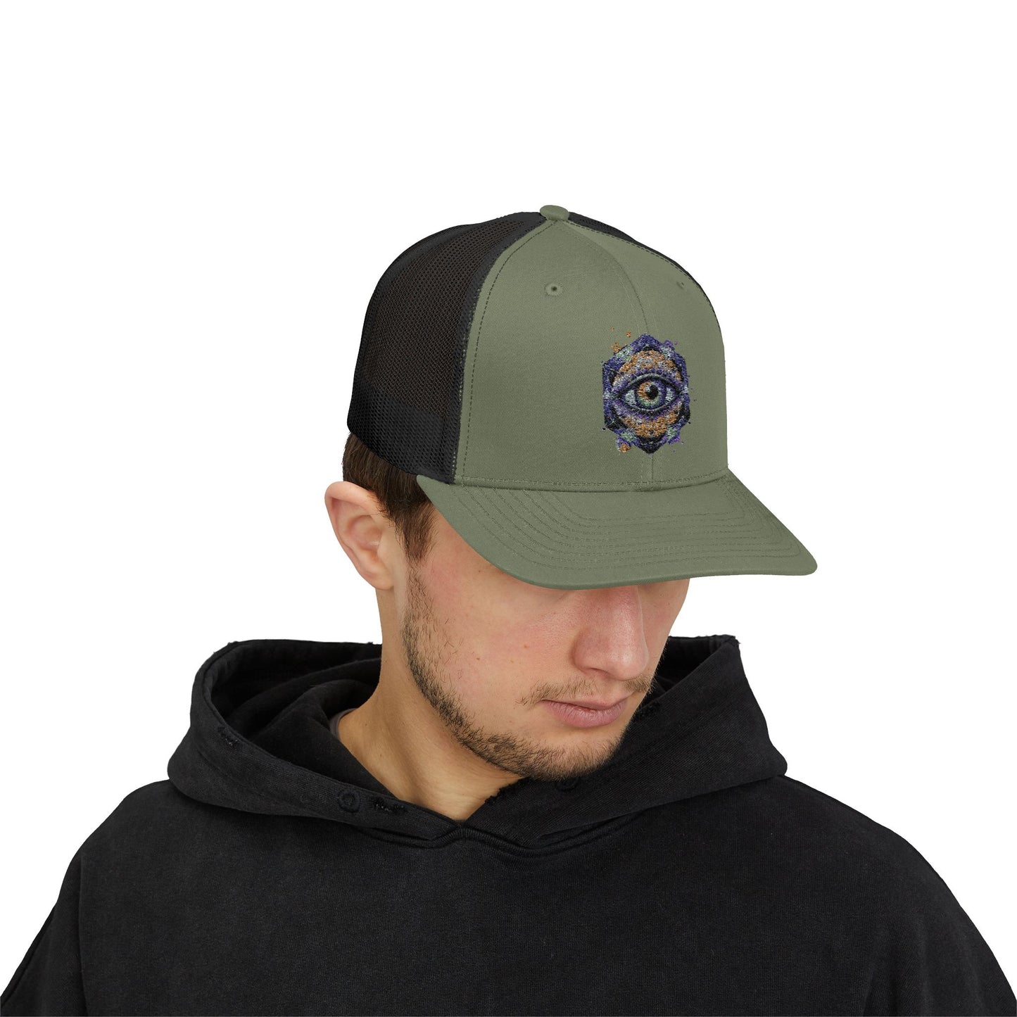 Mystical Eye Snapback Trucker Cap for Spiritual Seekers