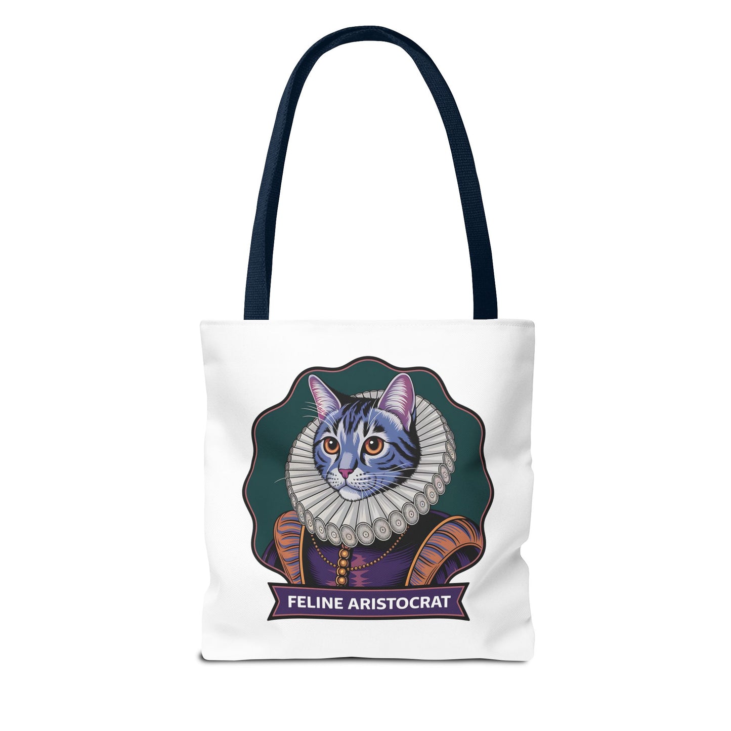Feline Aristocrat Tote Bag – Stylish Cat Lover's Accessory