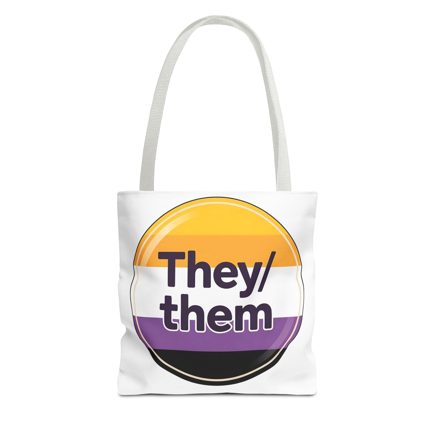 They/Them Pride Tote Bag - Inclusive Statement Accessory