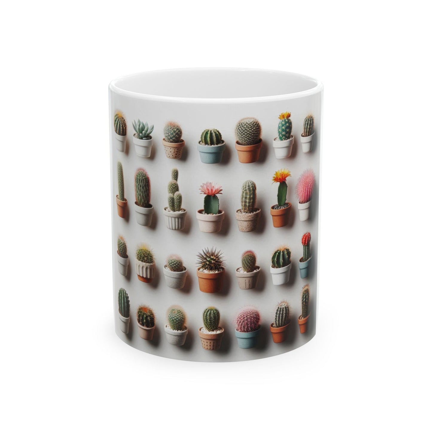Cacti Garden Ceramic Mug - Perfect for Plant Lovers