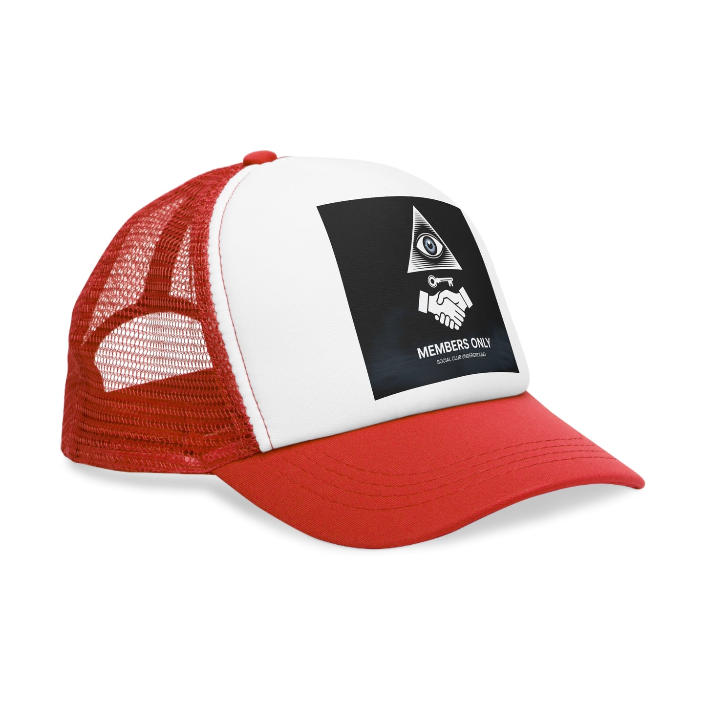 Exclusive Mesh Cap - 'Members Only' Design - Fashionable Trucker Hat