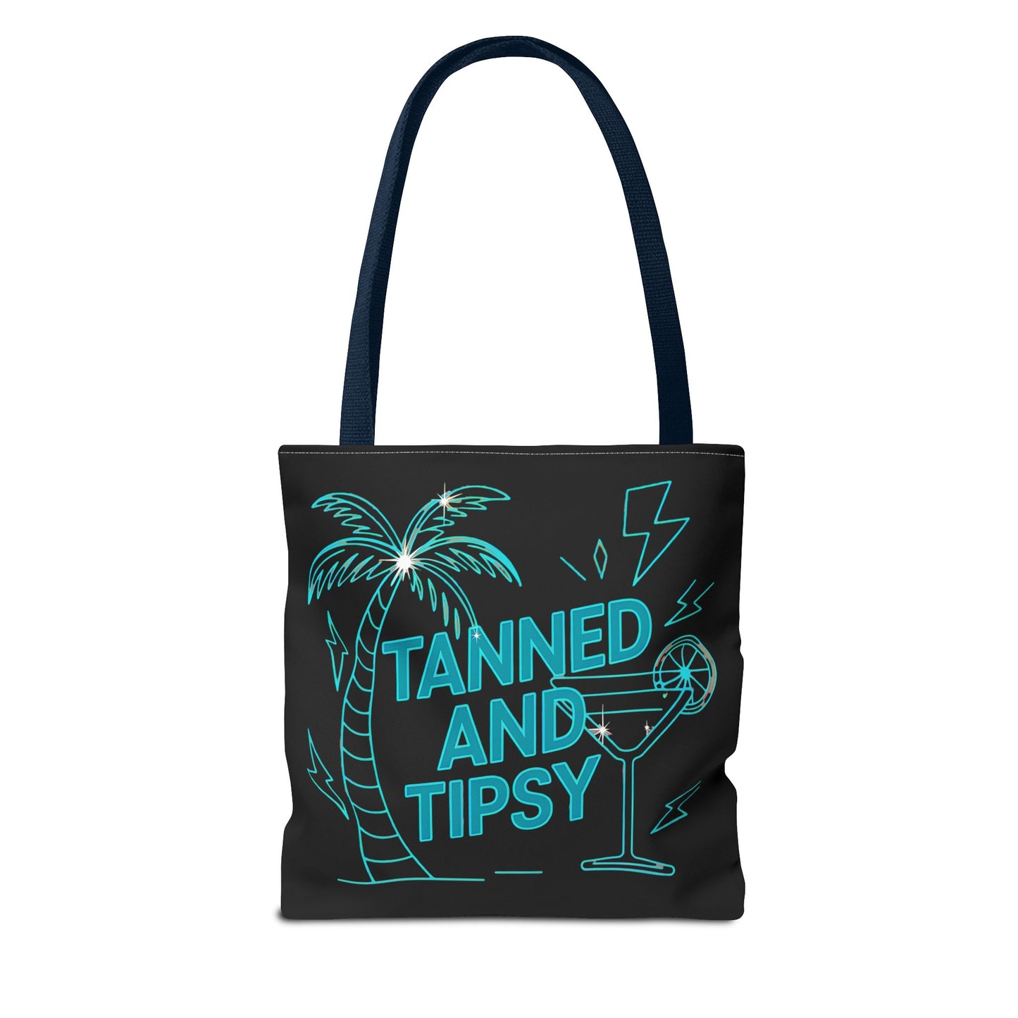 Tanned and Tipsy Tote Bag | Beach Bag, Summer Accessory, Travel Tote, Fun Gift, Poolside Essential