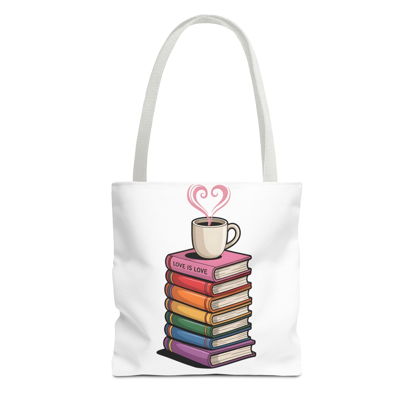 Love is Love Book Tote Bag - Cute Literary Design for Book Lovers