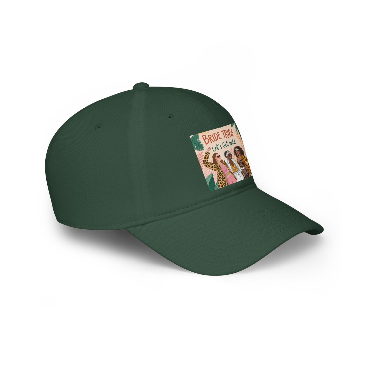 Bride Tribe Low Profile Baseball Cap - Let's Get Wild Design