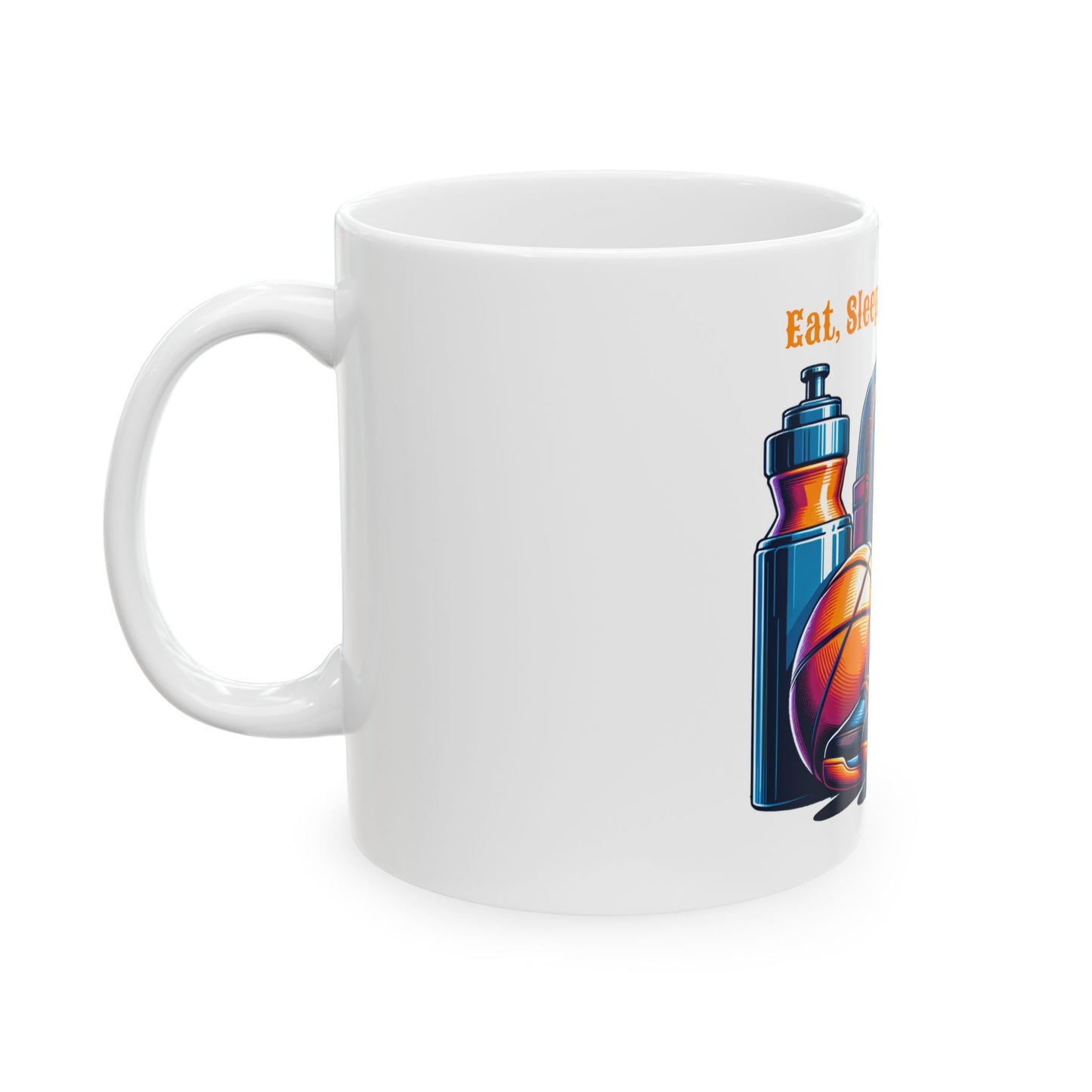 Eat Sleep Hike Repeat Ceramic Mug – Perfect for Sports Lovers