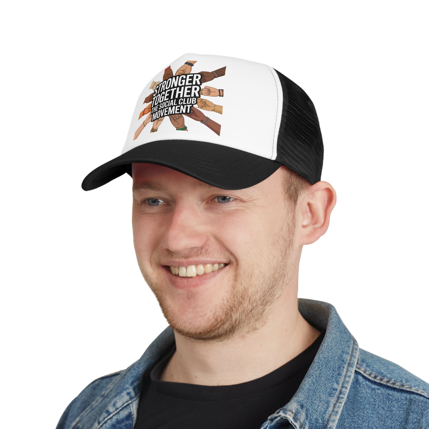 Stronger Together Mesh Cap - Unity & Support Trucker Hat