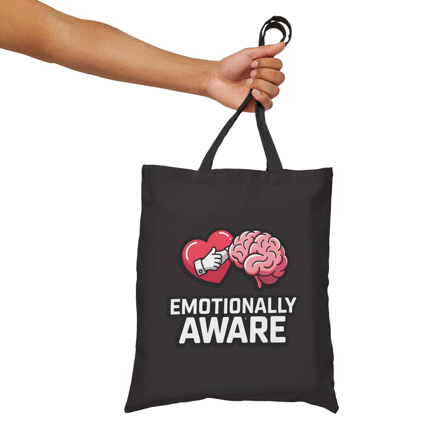 Emotional Awareness Tote Bag, Eco-Friendly Canvas Bag, Self-Care Gift, Awareness Merchandise, Mental Health Advocacy