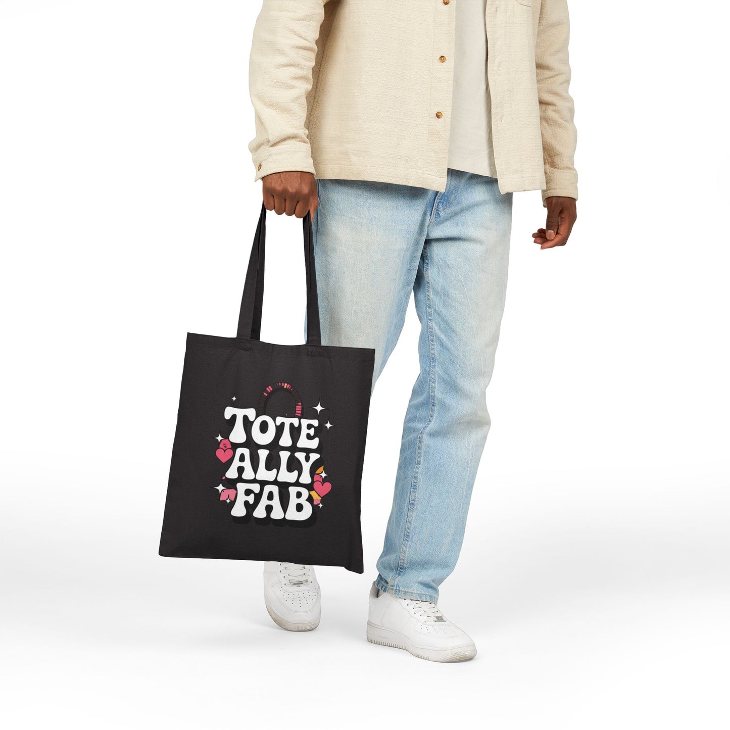 Tote Bag - Toteally Fab Design, Stylish Eco-Friendly Tote, Perfect for Shopping, Travel, Beach, Gifts, Daily Use