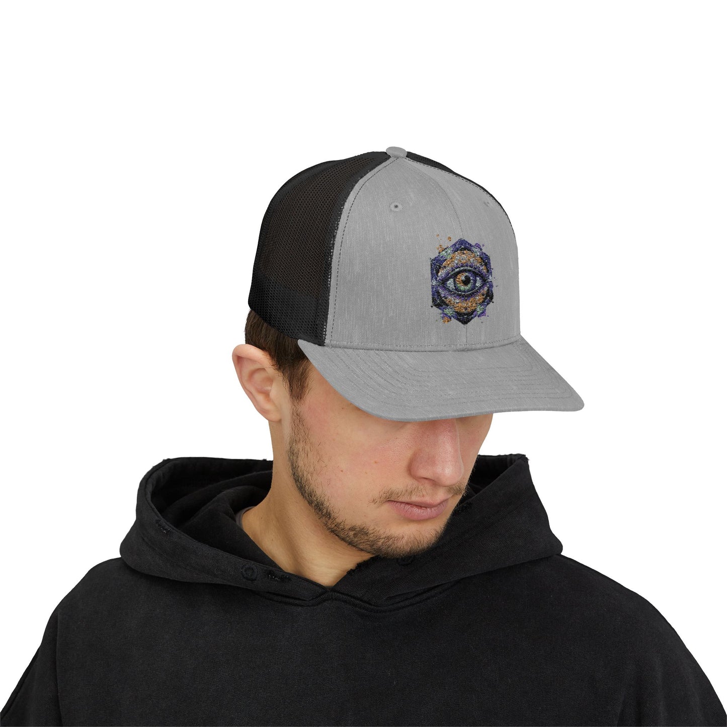 Mystical Eye Snapback Trucker Cap for Spiritual Seekers