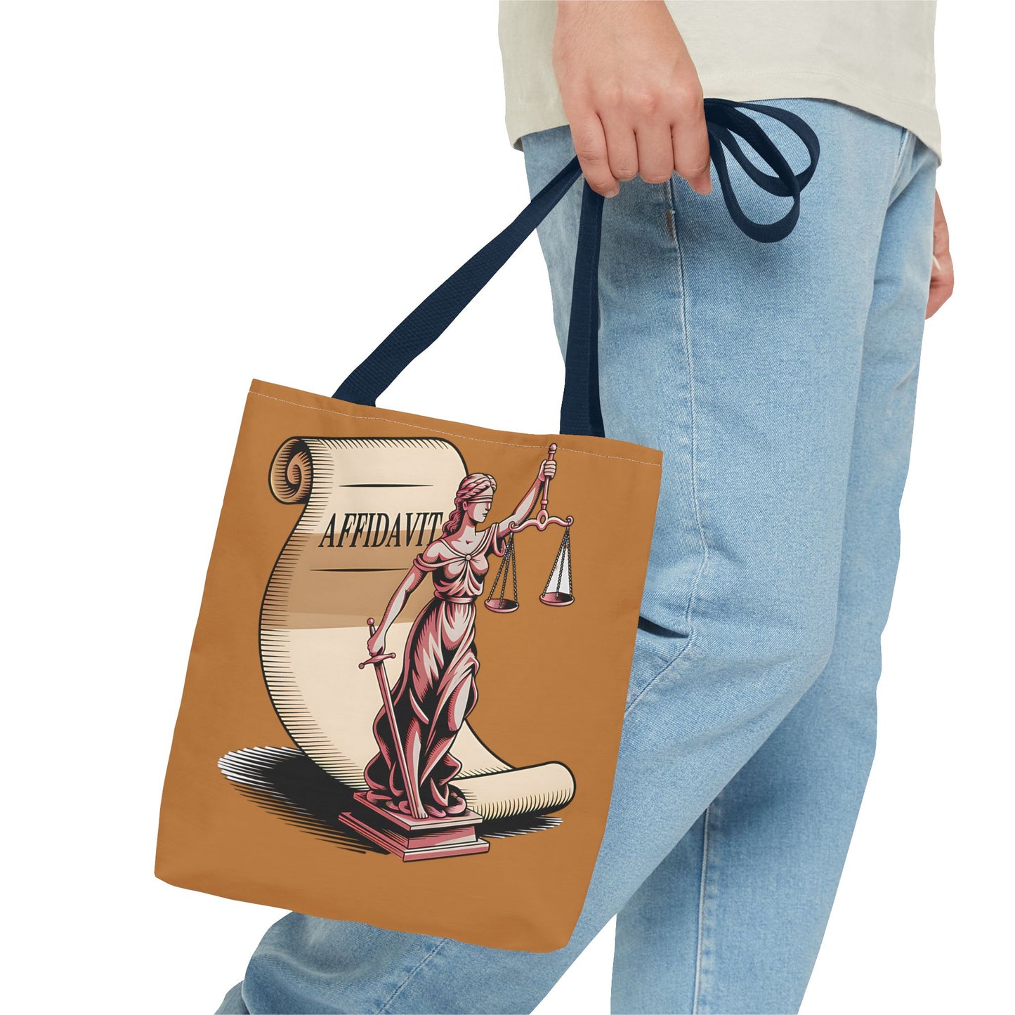 Justice Themed Tote Bag, Legal Tote, Scales of Justice Bag, Law Student Gift, Courtroom Accessory, Legal Professional Bag