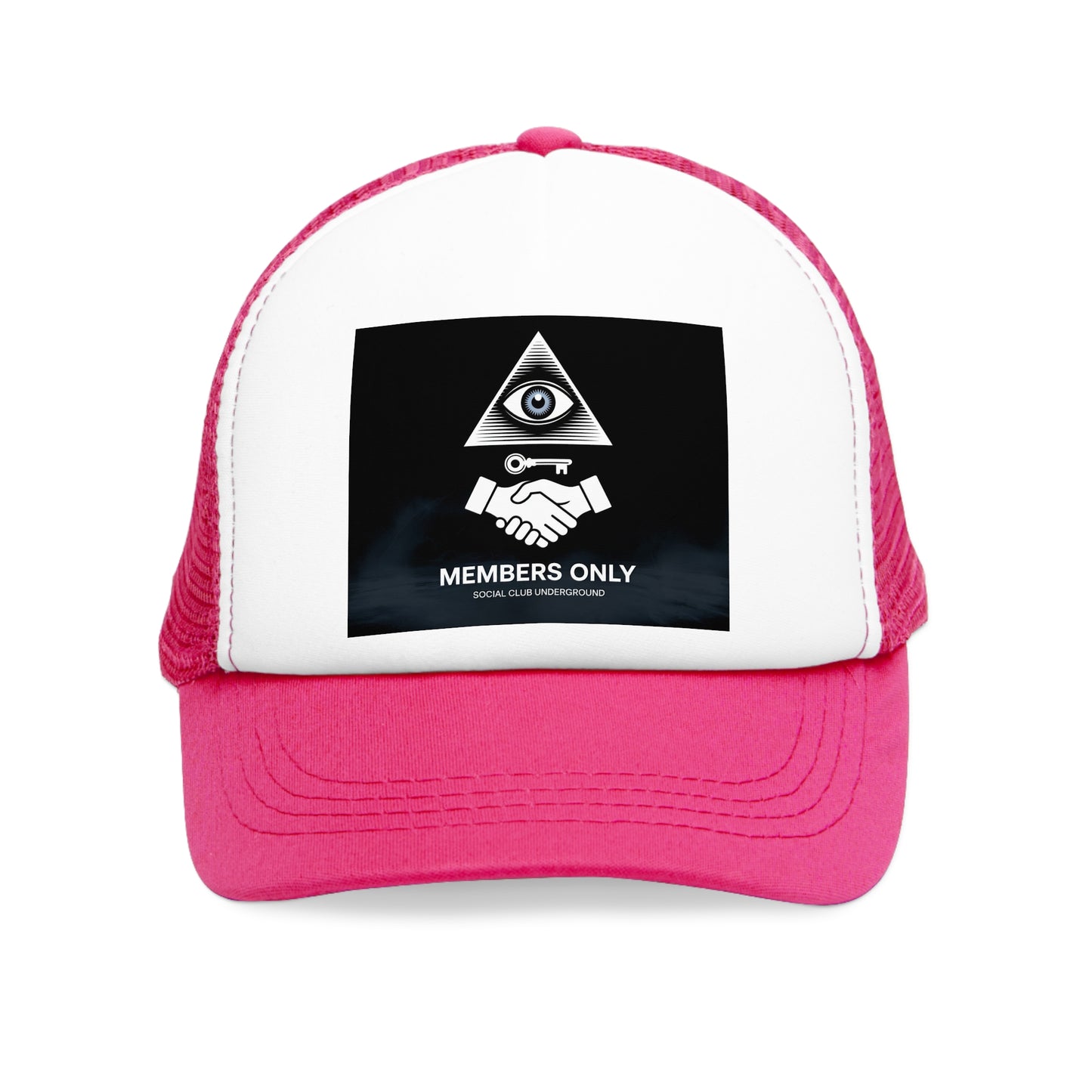 Exclusive Mesh Cap - 'Members Only' Design - Fashionable Trucker Hat