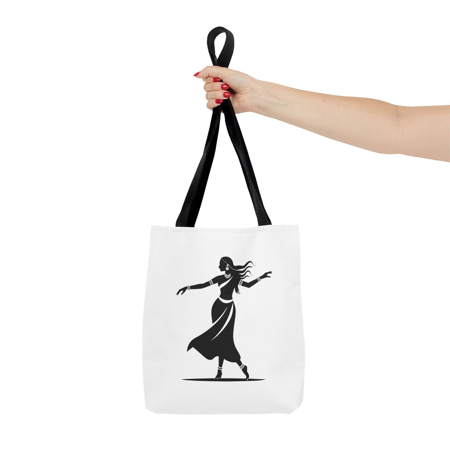 Elegant Dance Tote Bag, Black and White Art, Boho Style Bag, Gift for Dancers, Eco-Friendly Shopping Bag, Stylish Travel Accessory