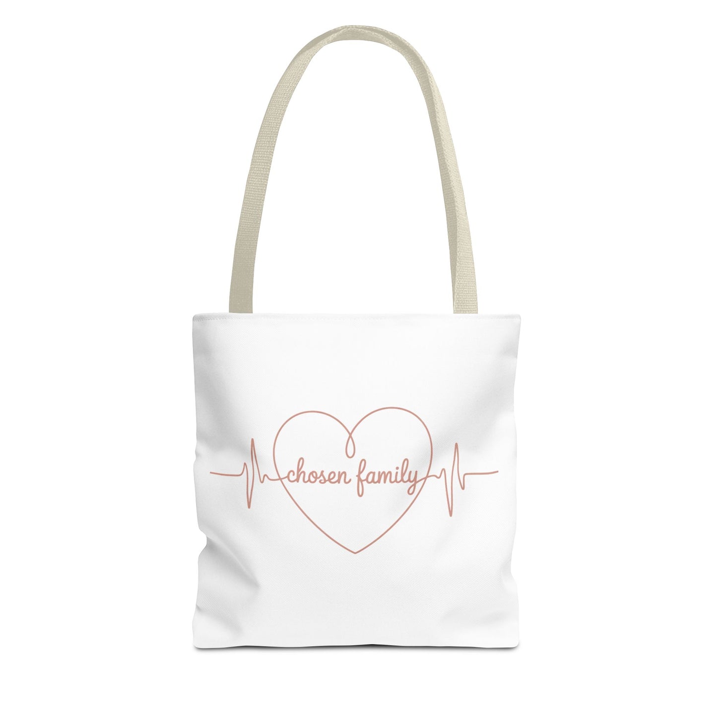 Heartbeat 'Chosen Family' Tote Bag - Perfect Gift for Loved Ones