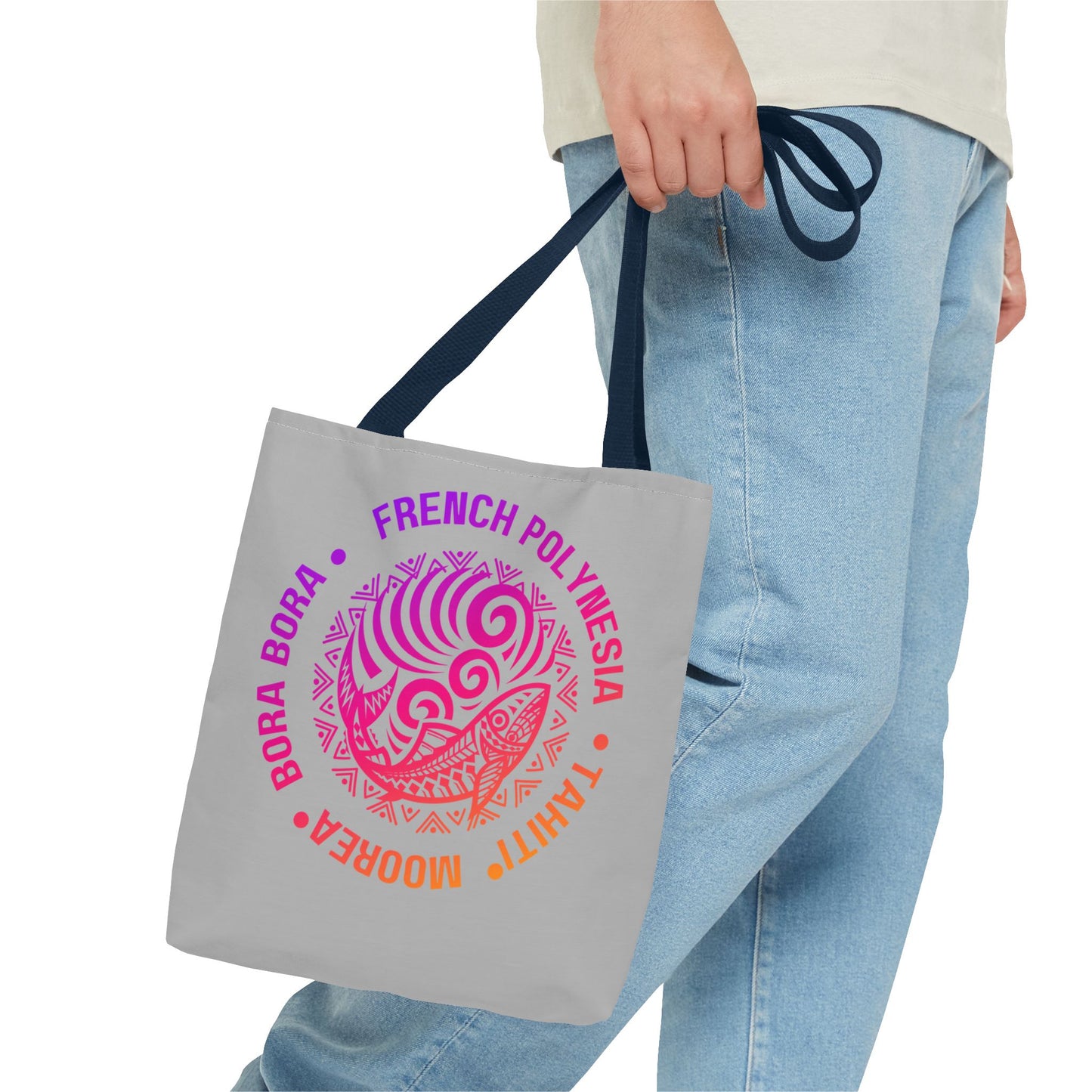 Tote Bag featuring Polynesian Design - Beach Accessory, Eco-Friendly Gift, Travel Companion, Boho Chic, Summer Vibes