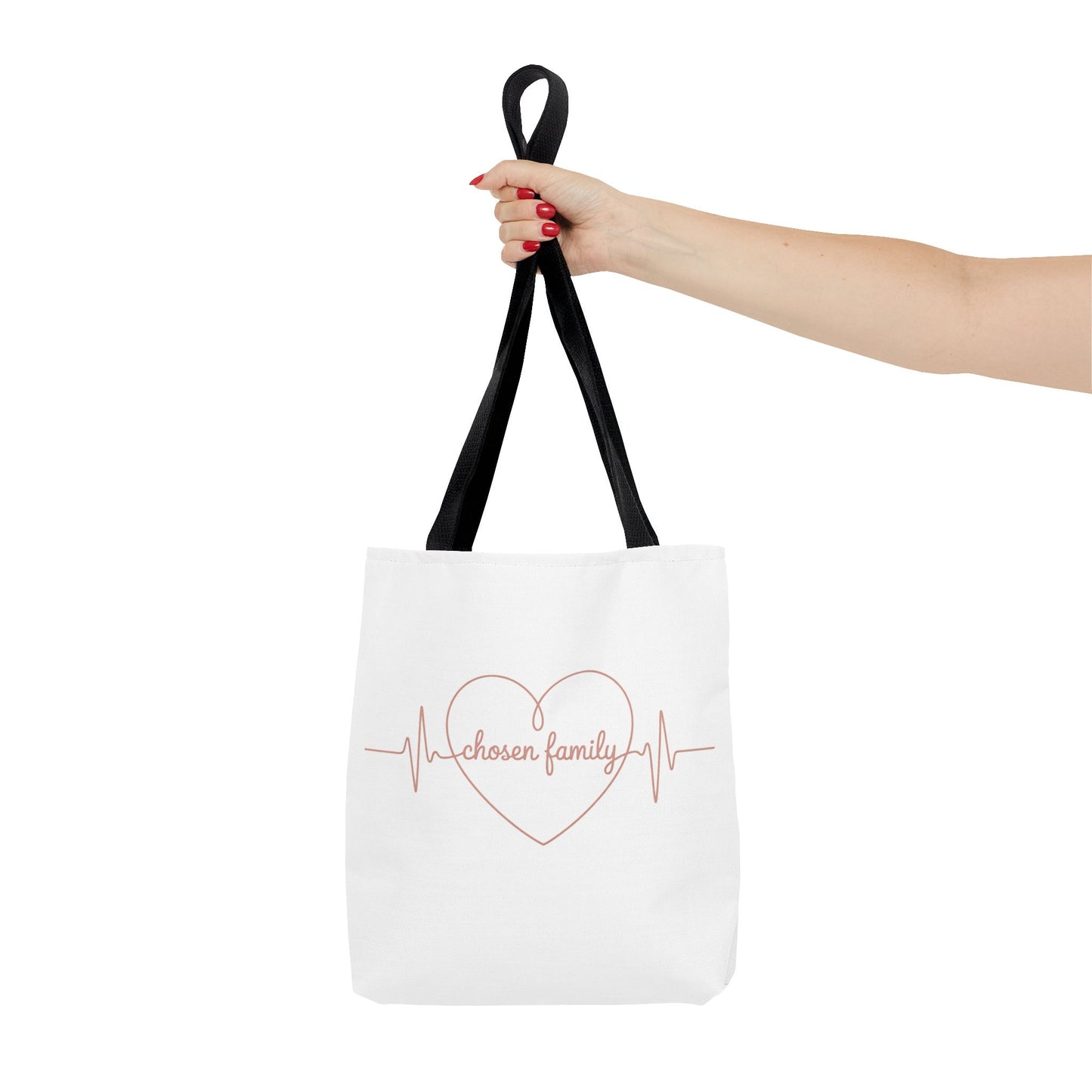 Heartbeat 'Chosen Family' Tote Bag - Perfect Gift for Loved Ones