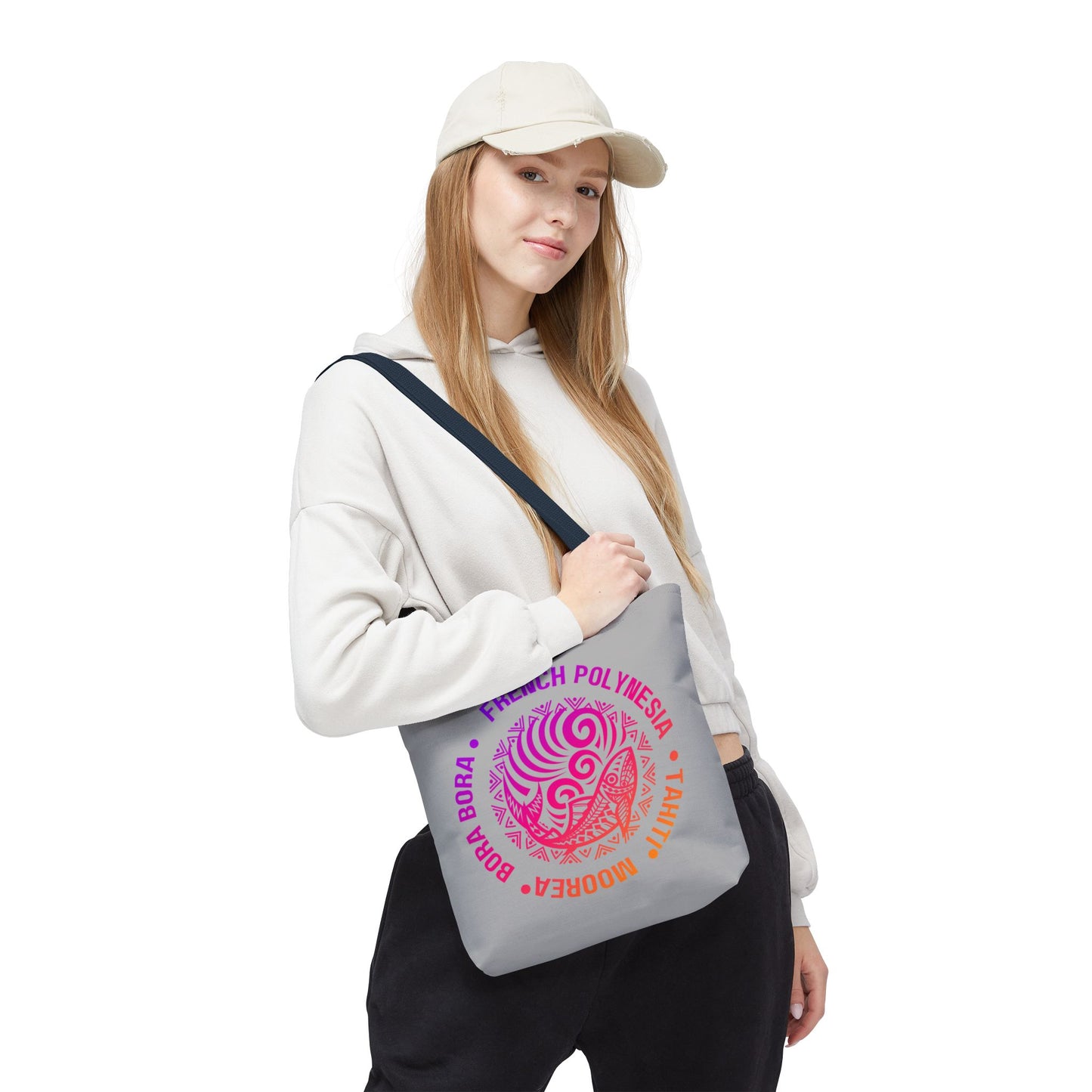 Tote Bag featuring Polynesian Design - Beach Accessory, Eco-Friendly Gift, Travel Companion, Boho Chic, Summer Vibes