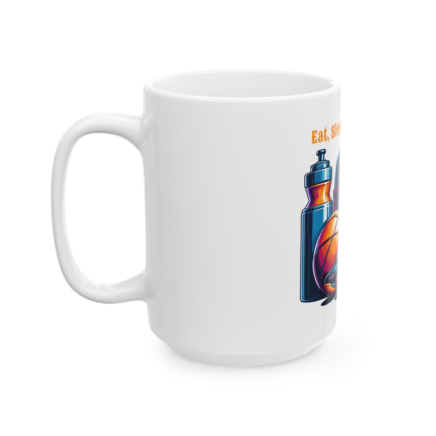 Eat Sleep Hike Repeat Ceramic Mug – Perfect for Sports Lovers