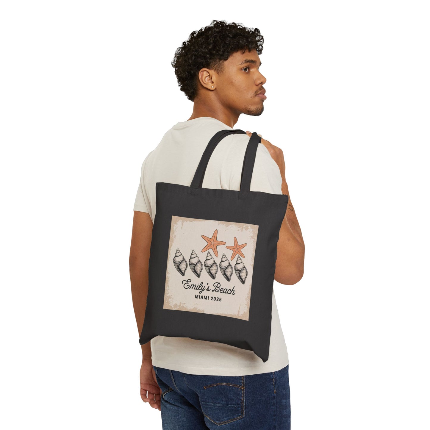 Beach-Themed Personalized Tote Bag, Summer Accessory, Eco-Friendly Gift, Custom Beach Bag for Vacation, Fun Day Out