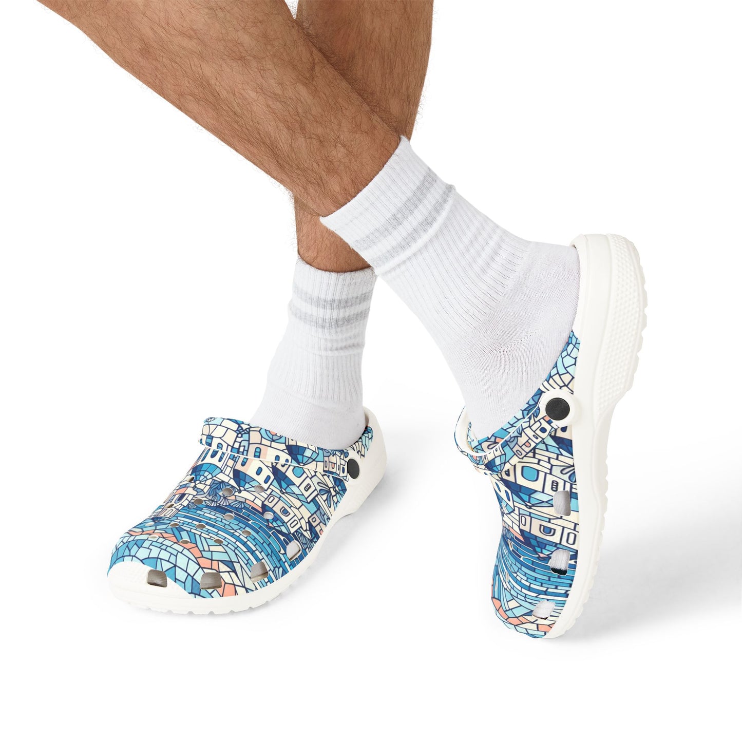 Greek Isles EVA Foam Clogs - Lightweight, Comfortable Slip-Ons for Summer Adventures