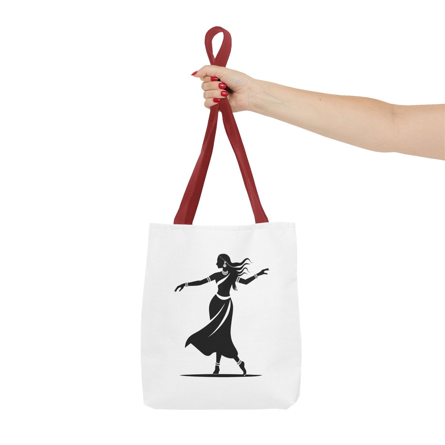 Elegant Dance Tote Bag, Black and White Art, Boho Style Bag, Gift for Dancers, Eco-Friendly Shopping Bag, Stylish Travel Accessory