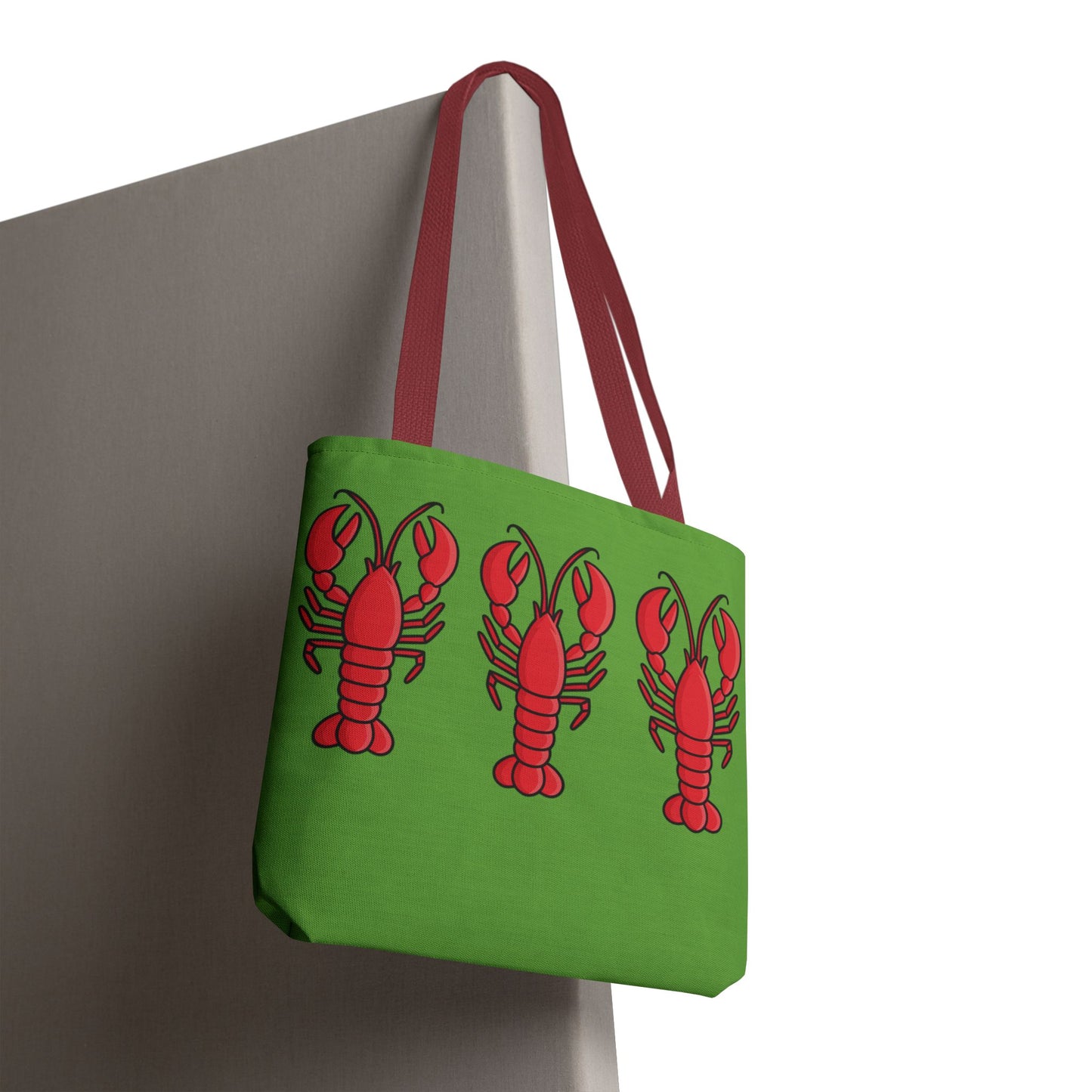 Lobster Print Tote Bag, Beach Bag, Summer Accessory, Gift for Seafood Lovers, Fun Shopping Tote, Lobster Lover Gift