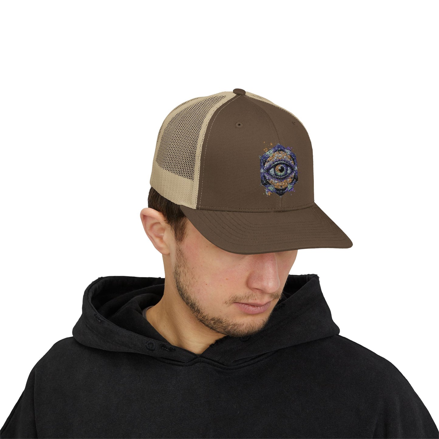 Mystical Eye Snapback Trucker Cap for Spiritual Seekers