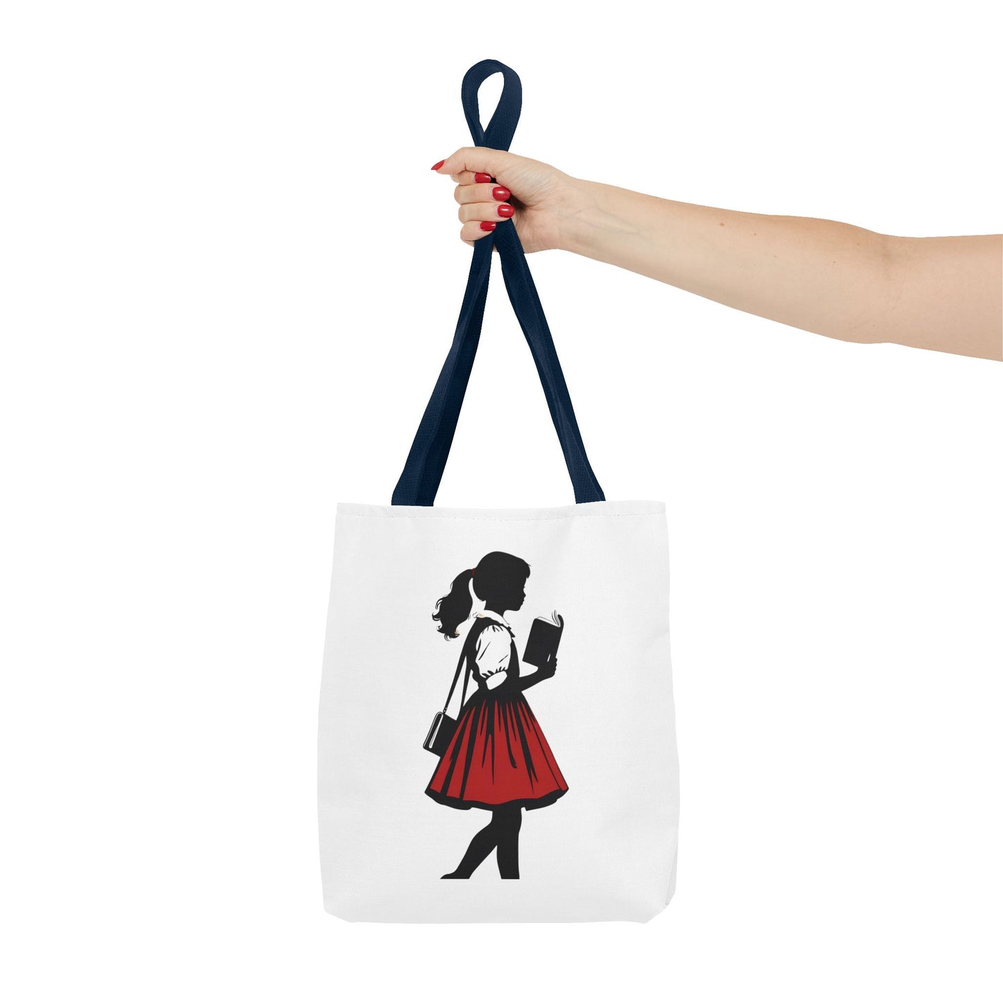 Chic Literary Tote Bag, Stylish Book Tote, Girly Eco-Friendly Bag, Feminine Reusable Shopper, Perfect Gift for Book Lovers