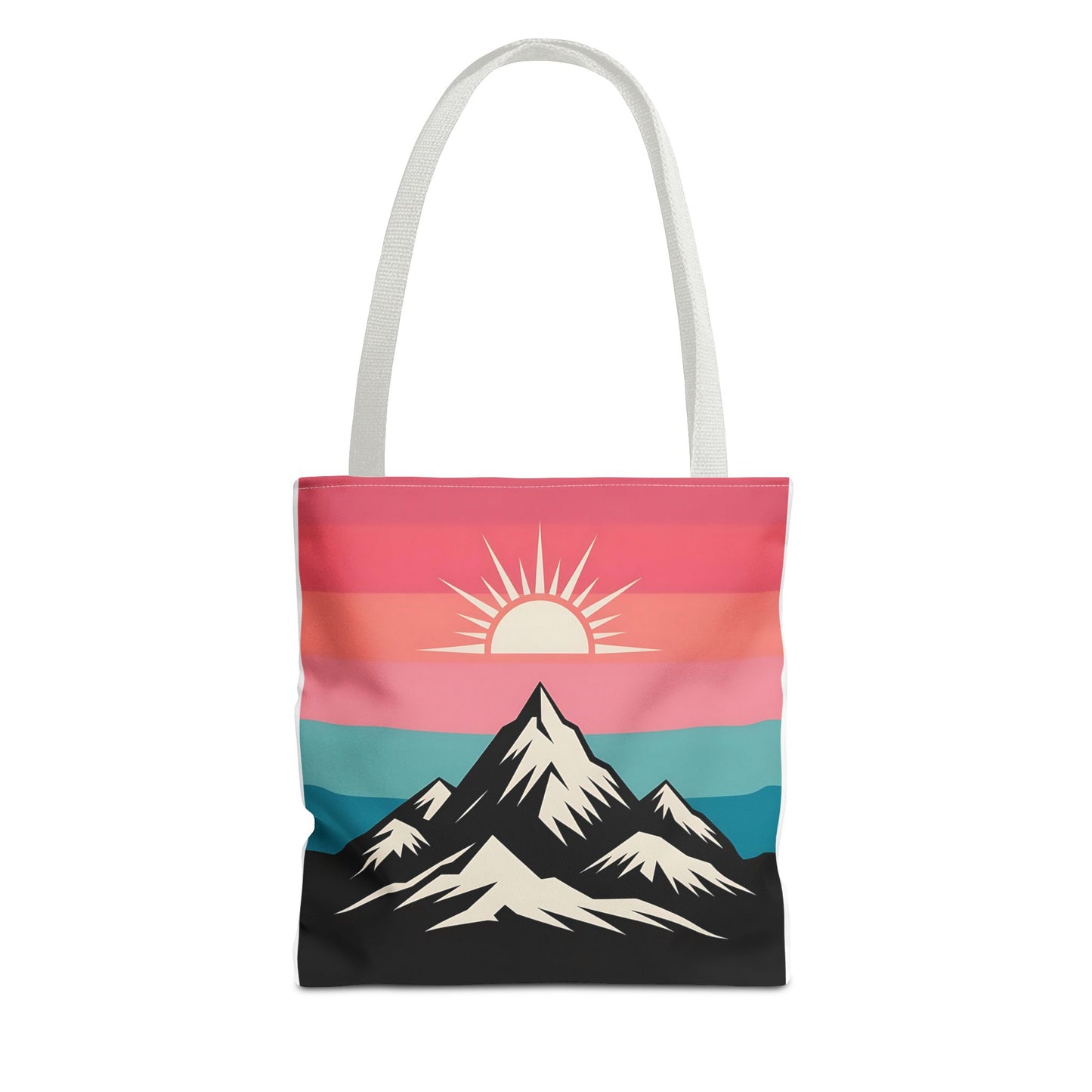 Mountain Sunrise Tote Bag - Stylish Eco-Friendly Carryall for Nature Lovers