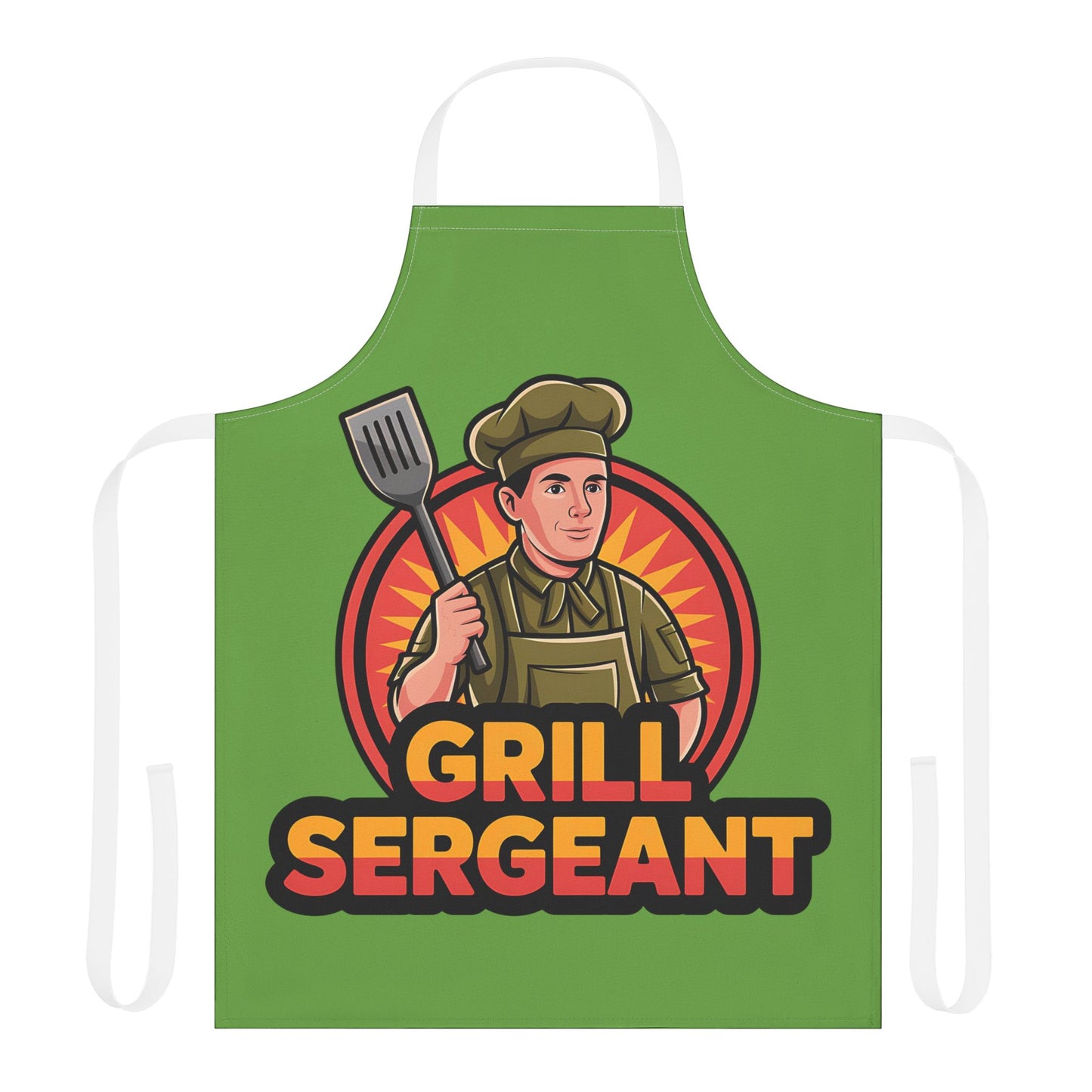 Grill Sergeant Apron - 5-Color Straps for BBQ Lovers