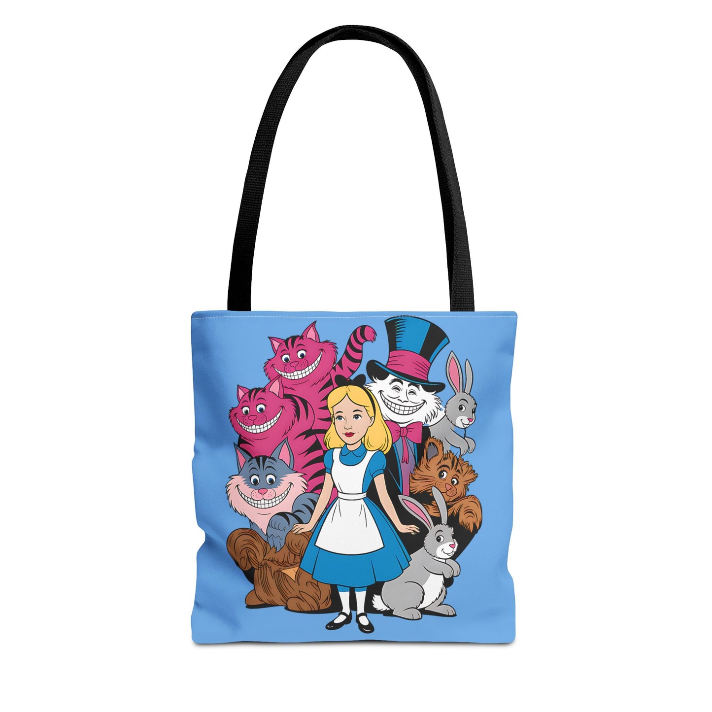 Charming Wonderland Tote Bag | Alice in Wonderland AOP | Fun Gift, Eco-Friendly, Movie Lover, Unique Accessory, Quirky Shopping Bag
