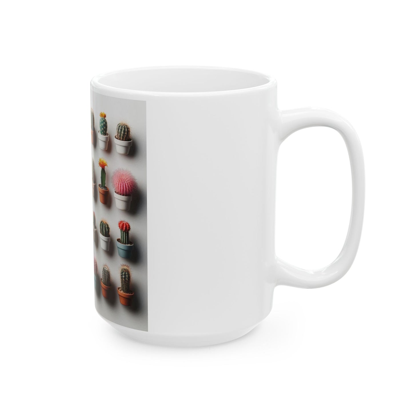 Cacti Garden Ceramic Mug - Perfect for Plant Lovers