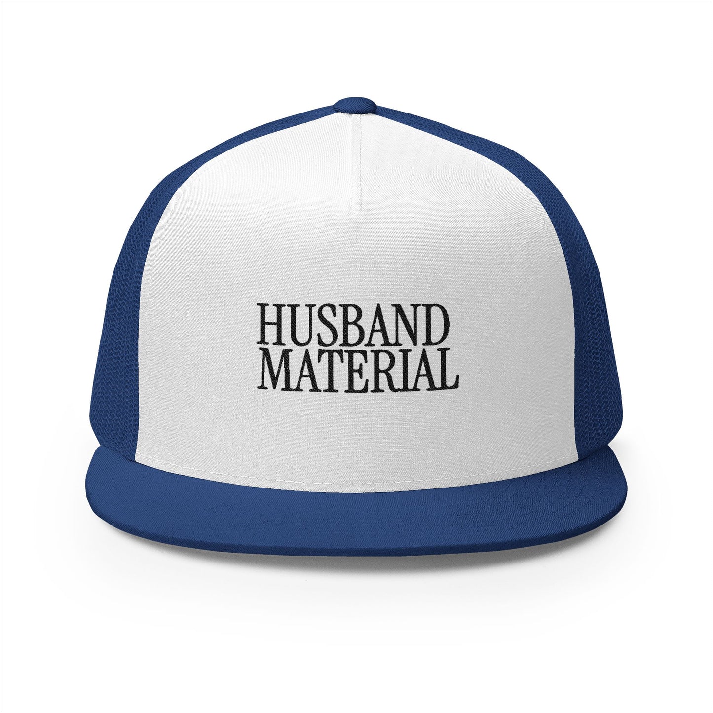 Husband Material 5 Panel Trucker Cap - Perfect Gift for Grooms & Anniversaries