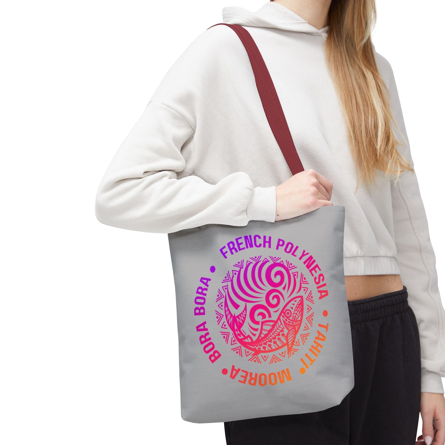 Tote Bag featuring Polynesian Design - Beach Accessory, Eco-Friendly Gift, Travel Companion, Boho Chic, Summer Vibes