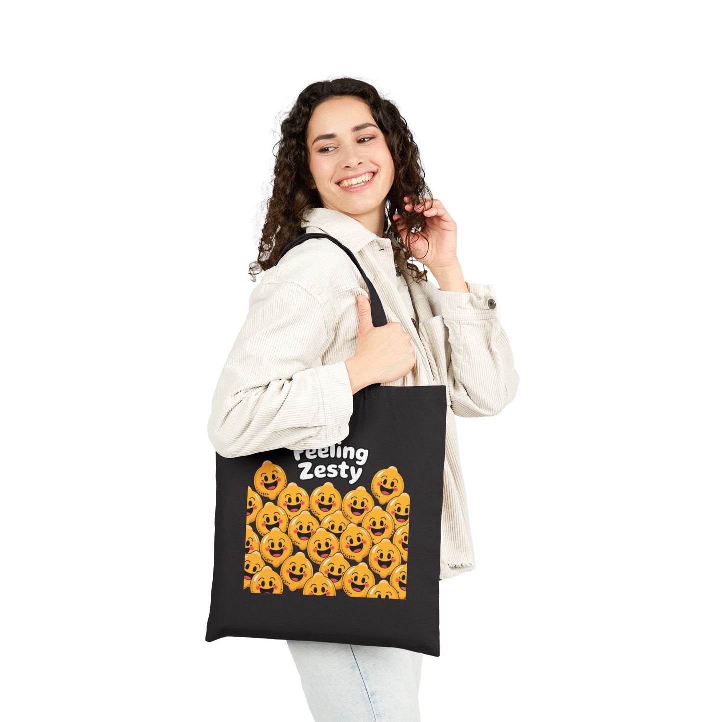 Zesty Halloween Tote Bag | Eco-Friendly Cotton Carryall for Trick or Treating, Grocery Shopping, or Everyday Use