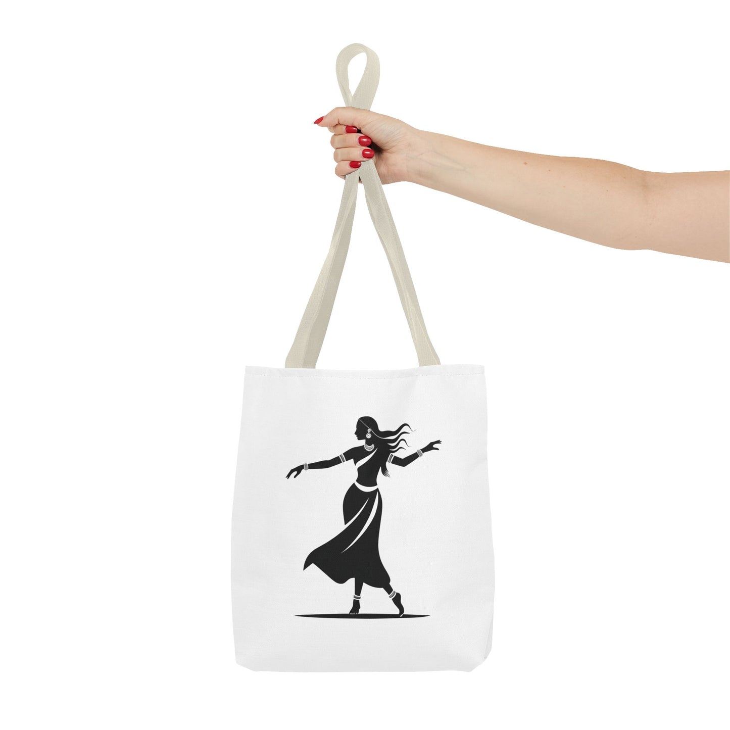 Elegant Dance Tote Bag, Black and White Art, Boho Style Bag, Gift for Dancers, Eco-Friendly Shopping Bag, Stylish Travel Accessory