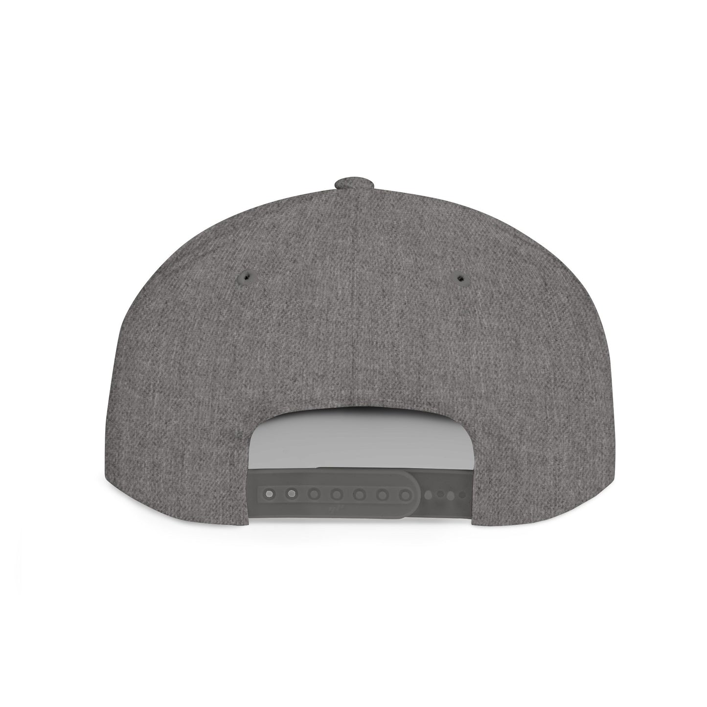 Lotus Flower Flat Bill Snapback Cap - Stylish & Versatile