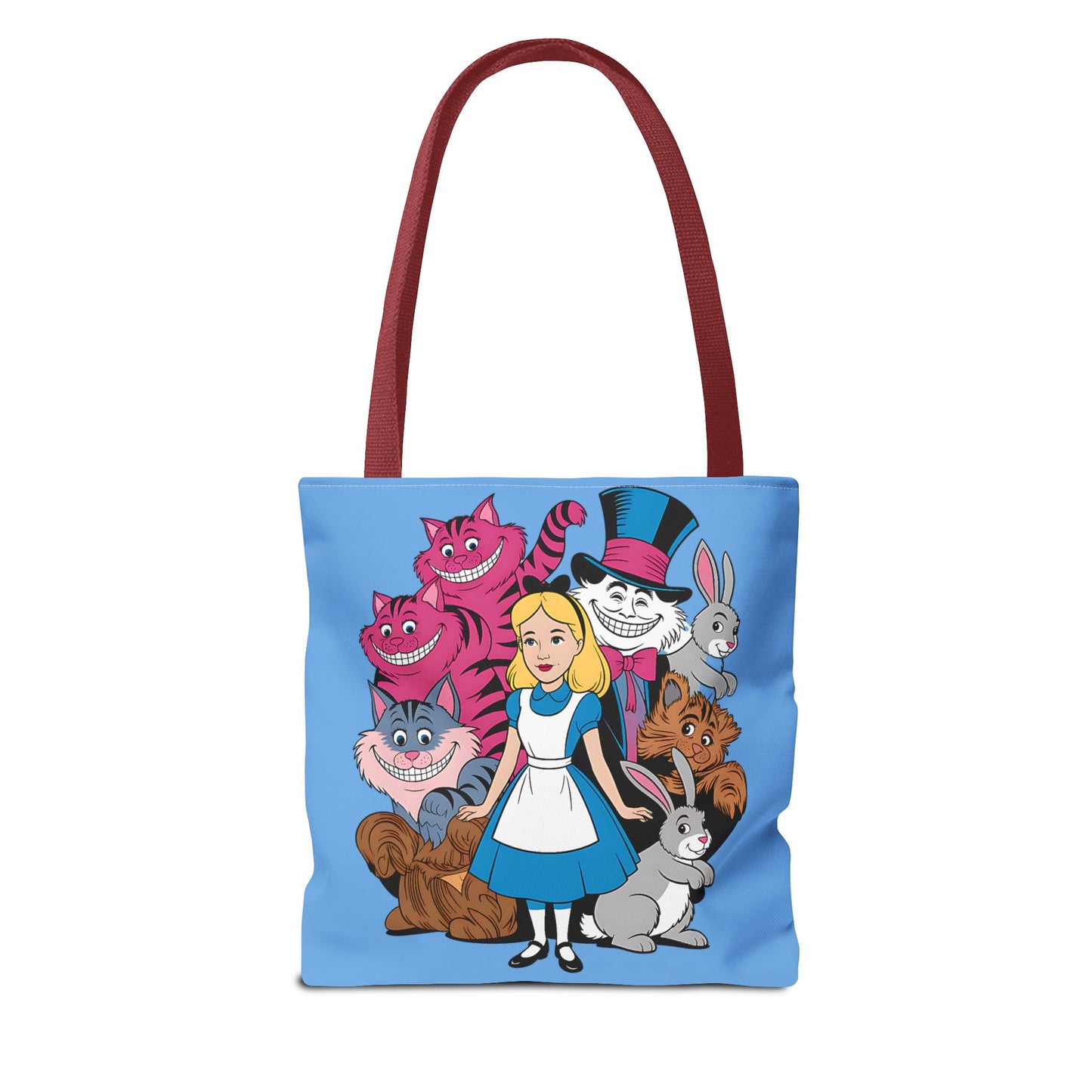 Charming Wonderland Tote Bag | Alice in Wonderland AOP | Fun Gift, Eco-Friendly, Movie Lover, Unique Accessory, Quirky Shopping Bag