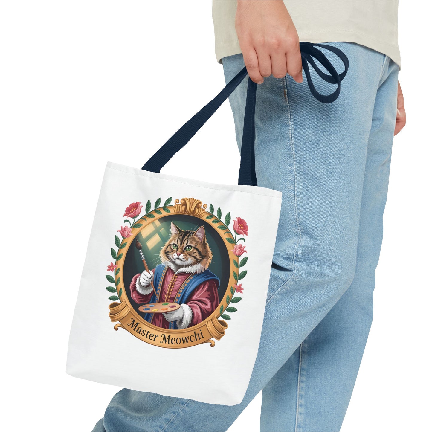 Master Meowchi Cat Art Tote Bag - Cute, Stylish Cat Lover Accessory