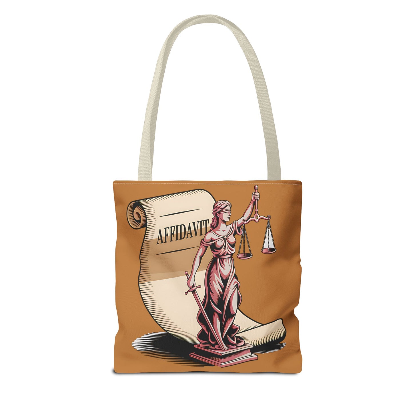 Justice Themed Tote Bag, Legal Tote, Scales of Justice Bag, Law Student Gift, Courtroom Accessory, Legal Professional Bag