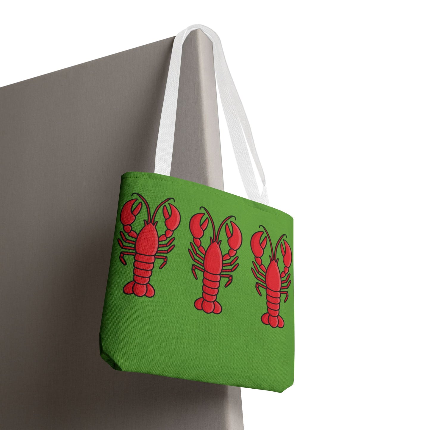 Lobster Print Tote Bag, Beach Bag, Summer Accessory, Gift for Seafood Lovers, Fun Shopping Tote, Lobster Lover Gift