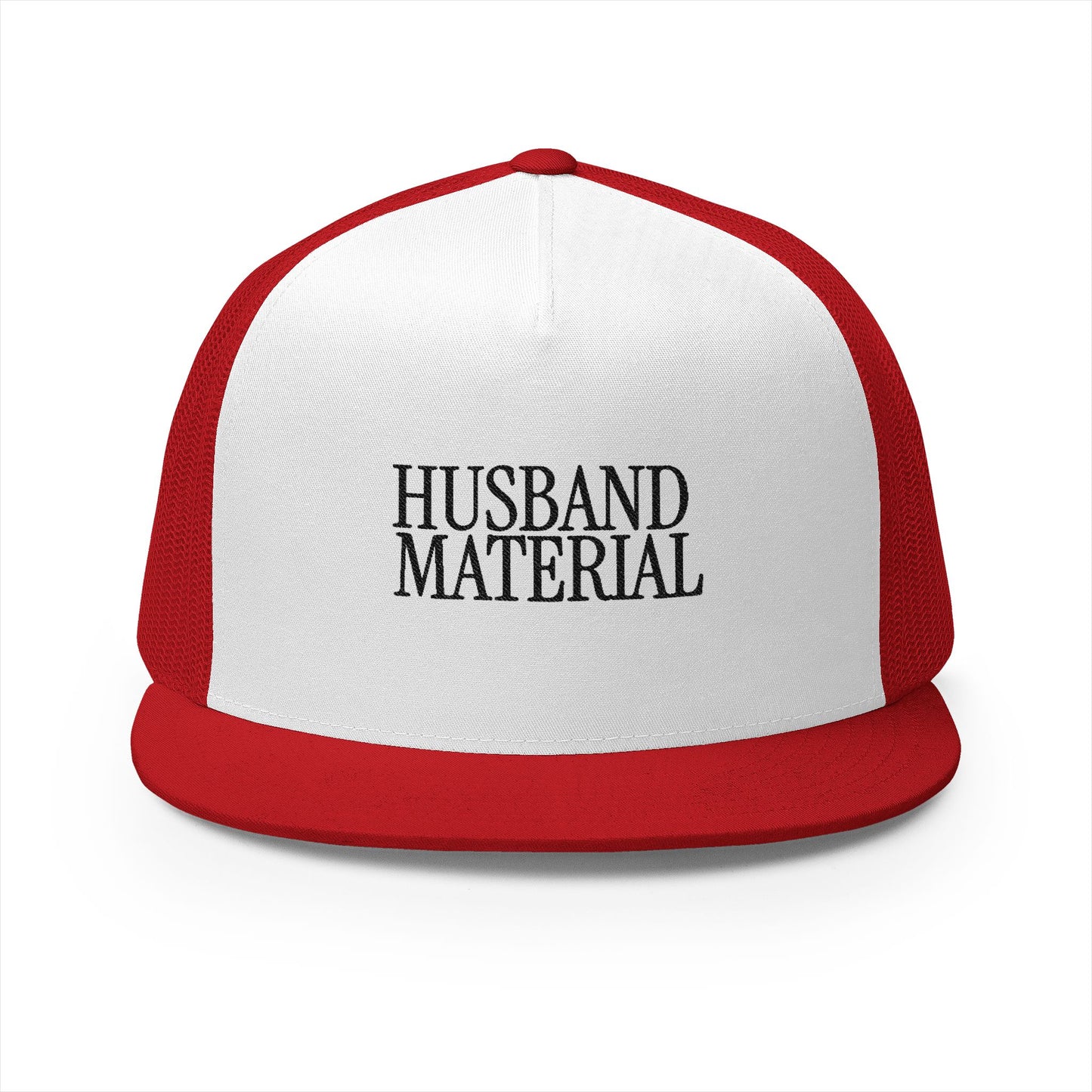 Husband Material 5 Panel Trucker Cap - Perfect Gift for Grooms & Anniversaries