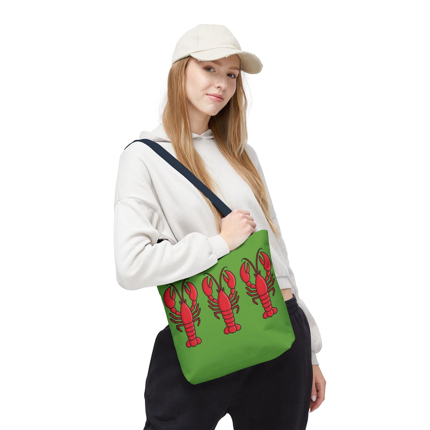 Lobster Print Tote Bag, Beach Bag, Summer Accessory, Gift for Seafood Lovers, Fun Shopping Tote, Lobster Lover Gift