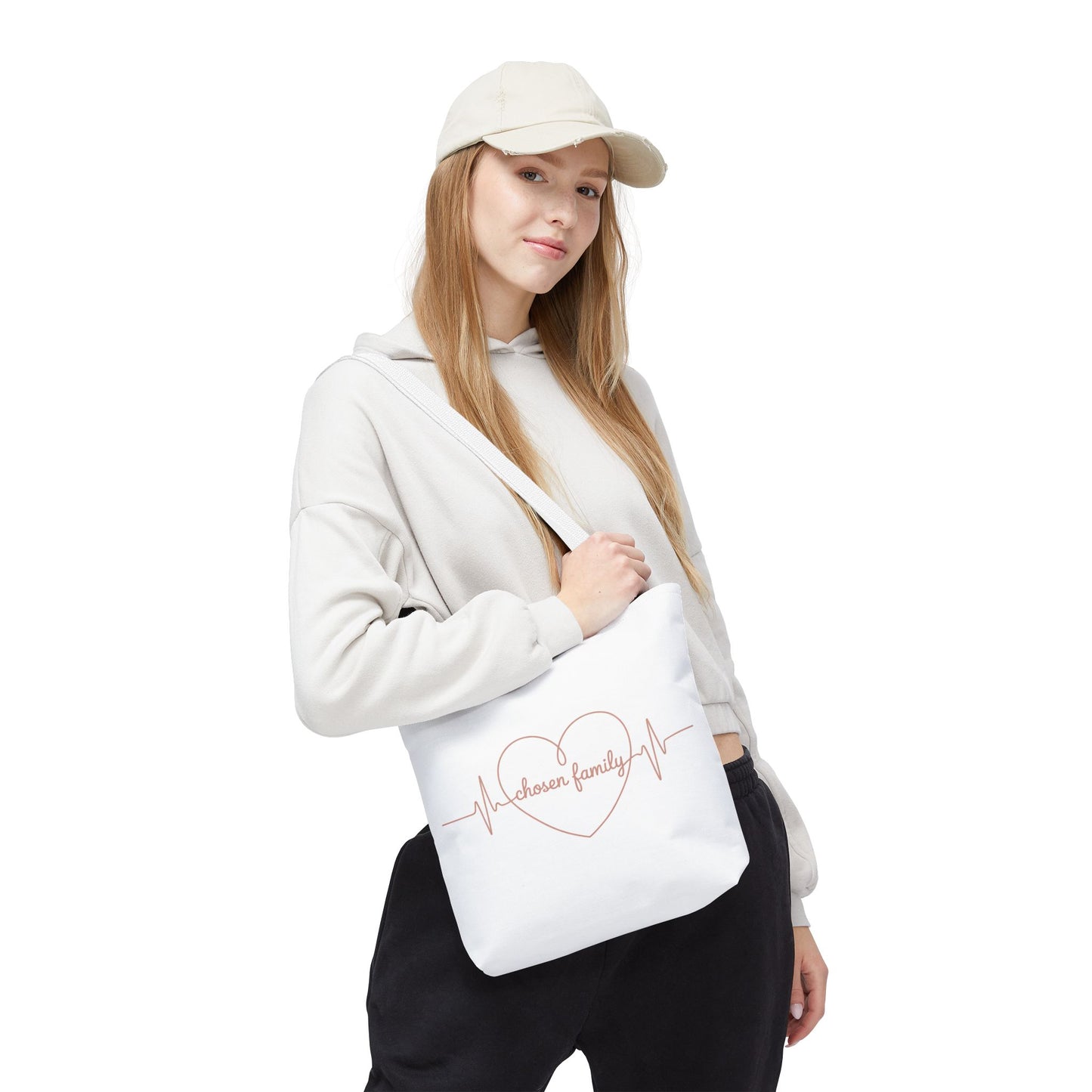 Heartbeat 'Chosen Family' Tote Bag - Perfect Gift for Loved Ones