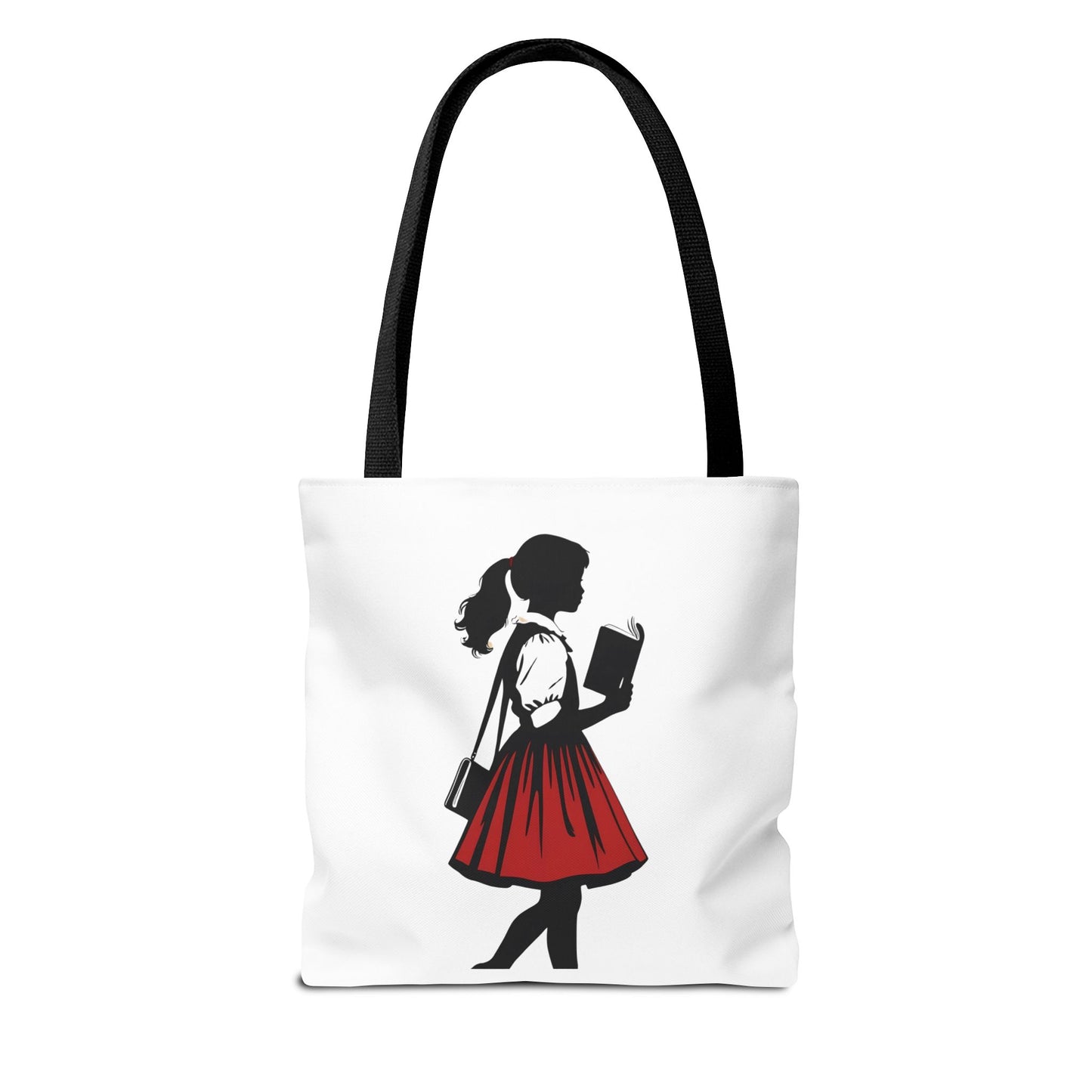 Chic Literary Tote Bag, Stylish Book Tote, Girly Eco-Friendly Bag, Feminine Reusable Shopper, Perfect Gift for Book Lovers