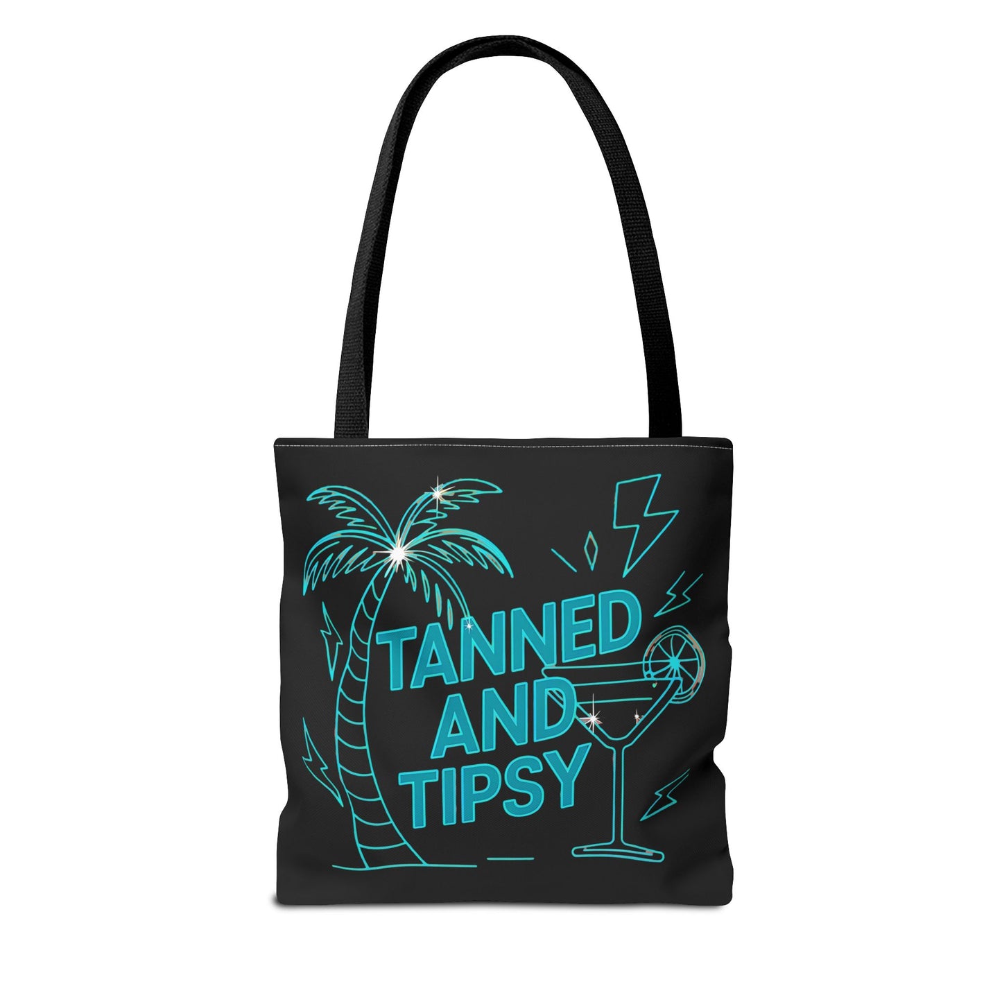 Tanned and Tipsy Tote Bag | Beach Bag, Summer Accessory, Travel Tote, Fun Gift, Poolside Essential
